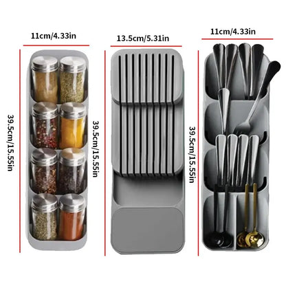 Versatile Cutlery Organizer Tray