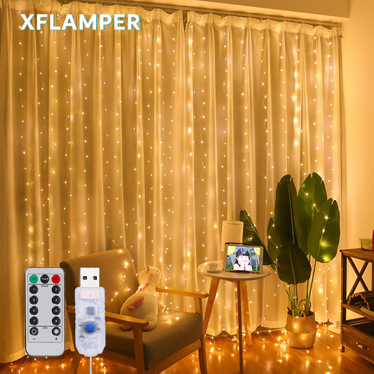 Remote Control Curtain Lights