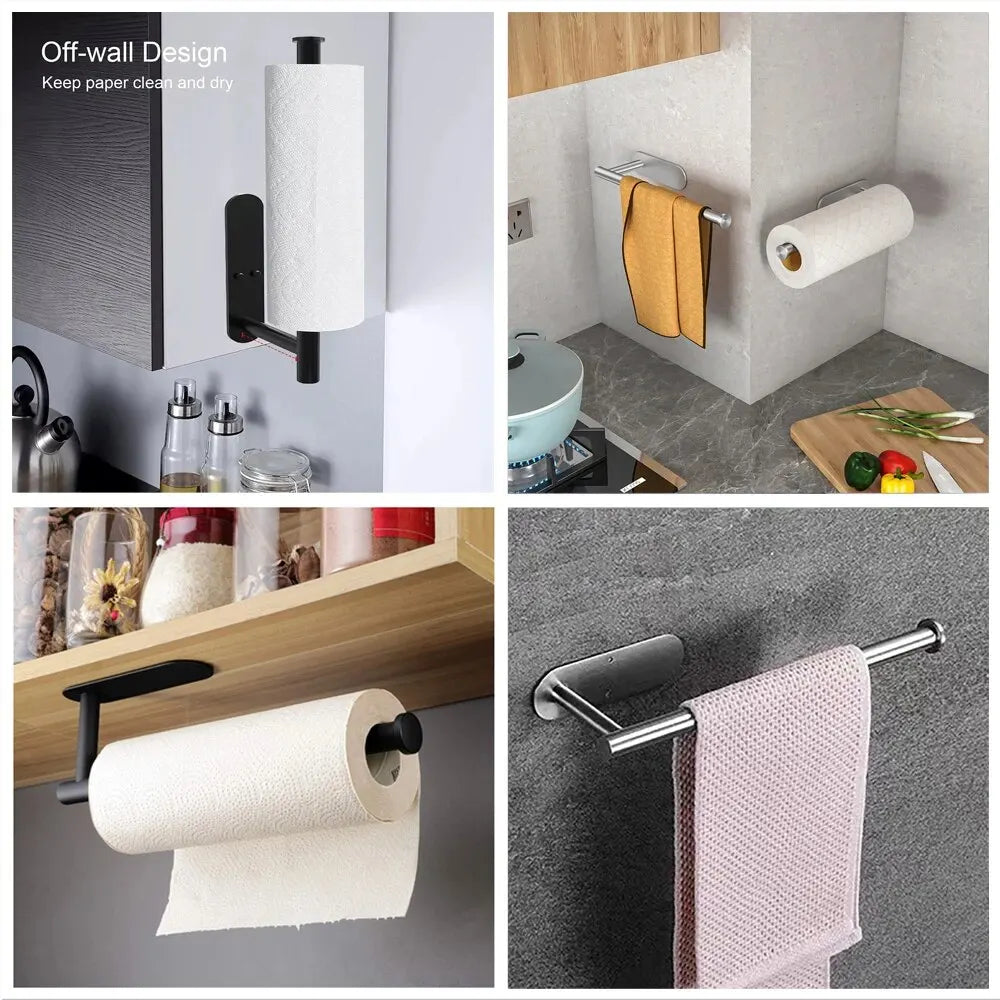 Adhesive Paper Towel Holder