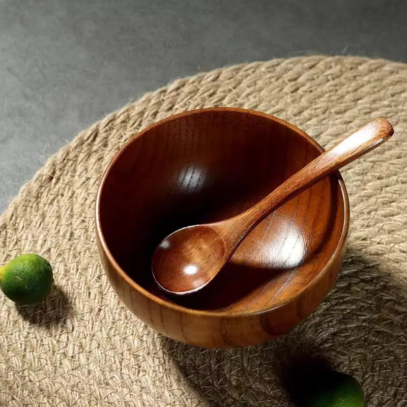 Elegant Jujube Wood Bowls